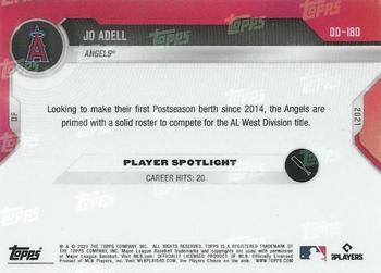 2021 Topps Now Road to Opening Day Los Angeles Angels #OD-180 Jo Adell Back