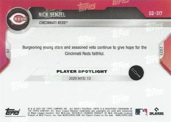 2021 Topps Now Road to Opening Day Cincinnati Reds #OD-317 Nick Senzel Back