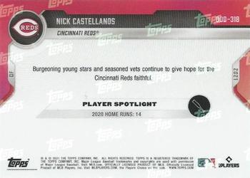 2021 Topps Now Road to Opening Day Cincinnati Reds #OD-318 Nick Castellanos Back