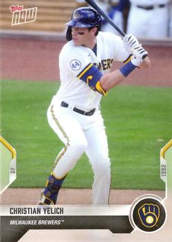 2021 Topps Now Road to Opening Day Milwaukee Brewers #OD-331 Christian Yelich Front