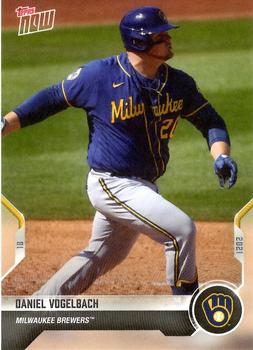2021 Topps Now Road to Opening Day Milwaukee Brewers #OD-333 Daniel Vogelbach Front
