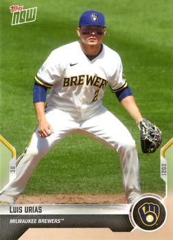 2021 Topps Now Road to Opening Day Milwaukee Brewers #OD-334 Luis Urias Front