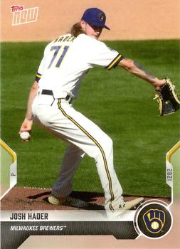 2021 Topps Now Road to Opening Day Milwaukee Brewers #337 Josh Hader Front