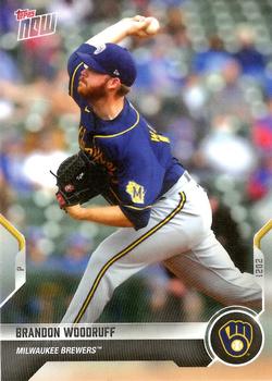 2021 Topps Now Road to Opening Day Milwaukee Brewers #OD-339 Brandon Woodruff Front