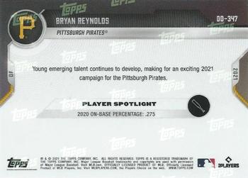 2021 Topps Now Road to Opening Day Pittsburgh Pirates #OD-347 Bryan Reynolds Back