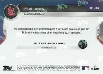 2021 Topps Now Road to Opening Day St. Louis Cardinals #OD-367 Dylan Carlson Back
