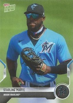 2021 Topps Now Road to Opening Day Miami Marlins #OD-241 Starling Marte Front