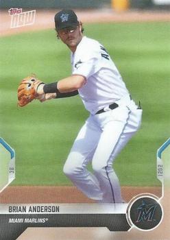 2021 Topps Now Road to Opening Day Miami Marlins #OD-244 Brian Anderson Front