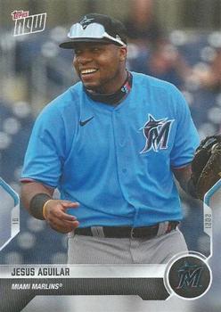 2021 Topps Now Road to Opening Day Miami Marlins #OD-245 Jesus Aguilar Front