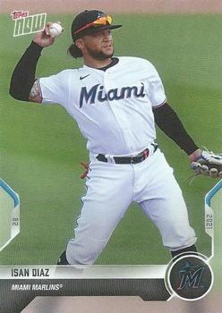 2021 Topps Now Road to Opening Day Miami Marlins #OD-246 Isan Diaz Front