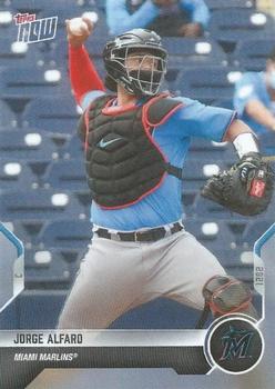 2021 Topps Now Road to Opening Day Miami Marlins #OD-247 Jorge Alfaro Front
