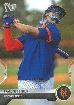 2021 Topps Now Road to Opening Day New York Mets #OD-256 Francisco Lindor Front
