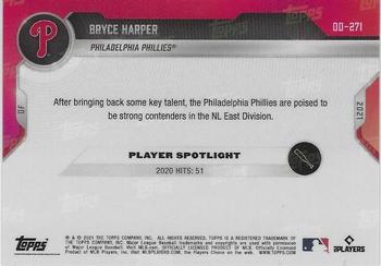 2021 Topps Now Road to Opening Day Philadelphia Phillies #OD-271 Bryce Harper Back
