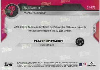 2021 Topps Now Road to Opening Day Philadelphia Phillies #OD-279 Zack Wheeler Back
