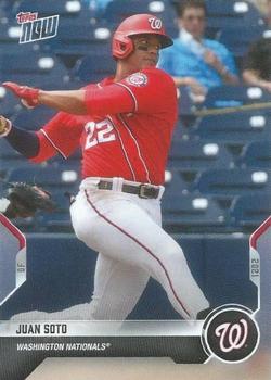 2021 Topps Now Road to Opening Day Washington Nationals #OD-286 Juan Soto Front