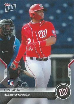 2021 Topps Now Road to Opening Day Washington Nationals #OD-290 Luis Garcia Front