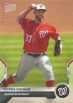 2021 Topps Now Road to Opening Day Washington Nationals #OD-294 Stephen Strasburg Front