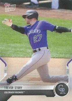 2021 Topps Now Road to Opening Day Colorado Rockies #OD-393 Trevor Story Front