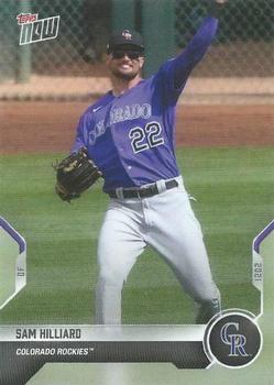 2021 Topps Now Road to Opening Day Colorado Rockies #OD-395 Sam Hilliard Front