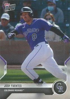 2021 Topps Now Road to Opening Day Colorado Rockies #OD-397 Josh Fuentes Front