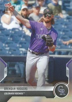 2021 Topps Now Road to Opening Day Colorado Rockies #OD-398 Brendan Rodgers Front
