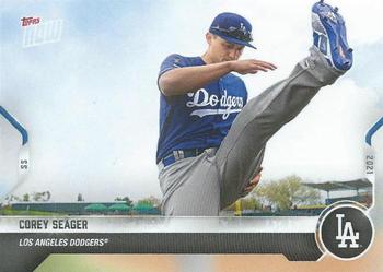 2021 Topps Now Road to Opening Day Los Angeles Dodgers #OD-411 Corey Seager Front