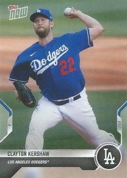 2021 Topps Now Road to Opening Day Los Angeles Dodgers #OD-415 Clayton Kershaw Front
