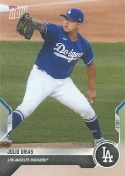 2021 Topps Now Road to Opening Day Los Angeles Dodgers #OD-420 Julio Urias Front