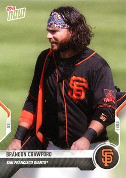 2021 Topps Now Road to Opening Day San Francisco Giants #OD-439 Brandon Crawford Front