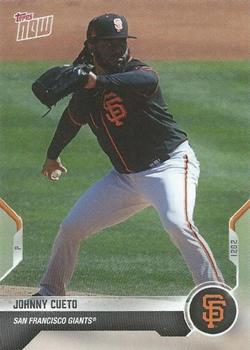 2021 Topps Now Road to Opening Day San Francisco Giants #OD-445 Johnny Cueto Front