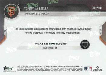 2021 Topps Now Road to Opening Day San Francisco Giants #OD-448 Tommy La Stella Back
