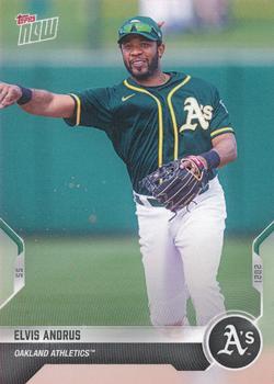 2021 Topps Now Road to Opening Day Oakland Athletics #OD-183 Elvis Andrus Front