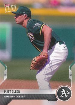 2021 Topps Now Road to Opening Day Oakland Athletics #OD-184 Matt Olson Front