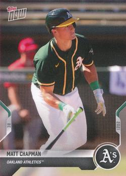 2021 Topps Now Road to Opening Day Oakland Athletics #OD-186 Matt Chapman Front