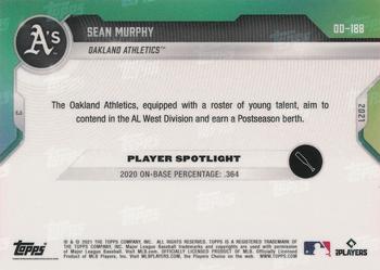 2021 Topps Now Road to Opening Day Oakland Athletics #OD-188 Sean Murphy Back