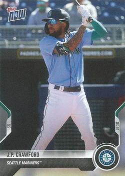 2021 Topps Now Road to Opening Day Seattle Mariners #OD-199 J.P. Crawford Front