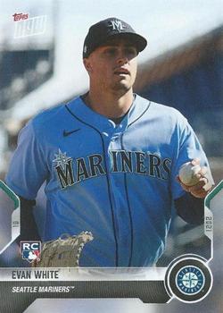 2021 Topps Now Road to Opening Day Seattle Mariners #OD-207 Evan White Front