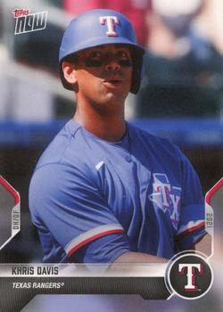 2021 Topps Now Road to Opening Day Texas Rangers #OD-212 Khris Davis Front