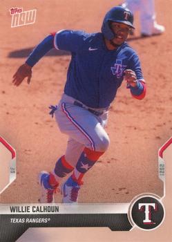 2021 Topps Now Road to Opening Day Texas Rangers #OD-213 Willie Calhoun Front