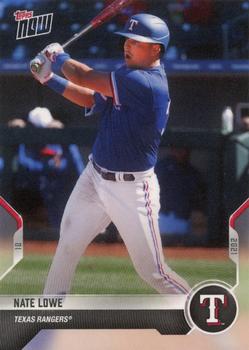 2021 Topps Now Road to Opening Day Texas Rangers #OD-215 Nate Lowe Front