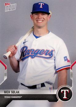 2021 Topps Now Road to Opening Day Texas Rangers #OD-216 Nick Solak Front