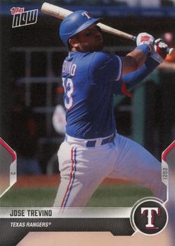 2021 Topps Now Road to Opening Day Texas Rangers #OD-218 Jose Trevino Front
