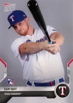 2021 Topps Now Road to Opening Day Texas Rangers #OD-223 Sam Huff Front