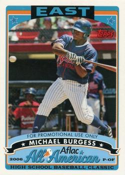 2006 Topps AFLAC All-American Classic - Promos #AFLAC-MB Michael Burgess Front