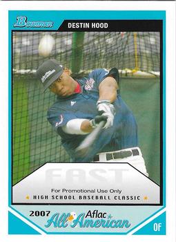 2007 Bowman AFLAC All-American Classic - Promos #AFLAC-DH Destin Hood Front