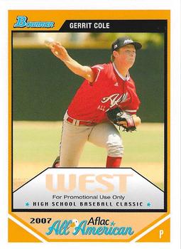 2007 Bowman AFLAC All-American Classic - Promos #AFLAC-GC Gerrit Cole Front