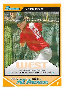 2007 Bowman AFLAC All-American Classic - Promos #AFLAC-JC Jarred Cosart Front