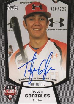 2013 Bowman - Under Armour All-America Game Autographs #UA-TG Tyler Gonzales Front