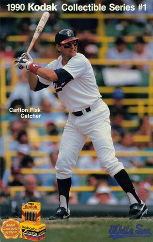 1990 Kodak Chicago White Sox #1 Carlton Fisk Front