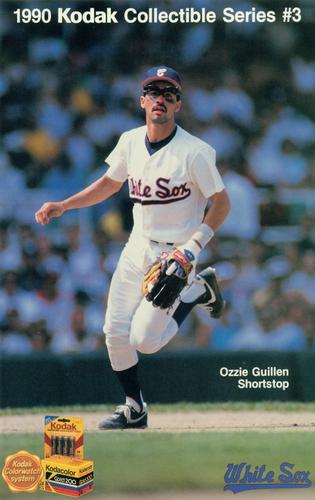 1990 Kodak Chicago White Sox #3 Ozzie Guillen Front